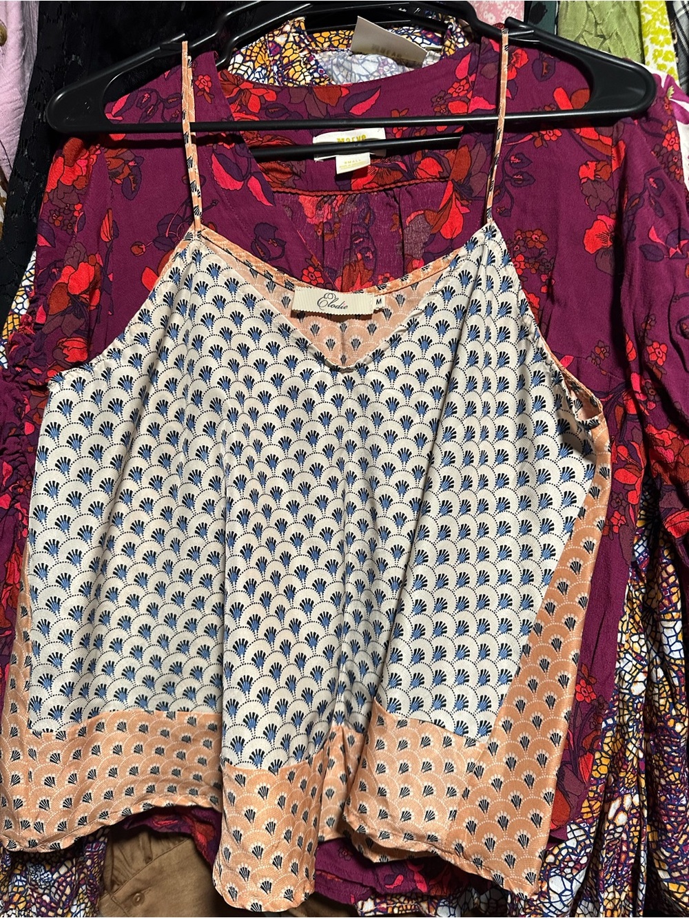 ๐ป Anthropologie Elodie Morocco Palm Print Tank ๐ป - Picture 2 of 2